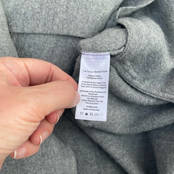 ARITZIA Babaton 100% wool Bonamici Jacket grey size S - Picture 7 of 13